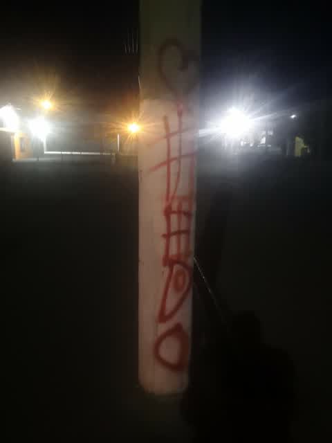 Graffiti, a report photo