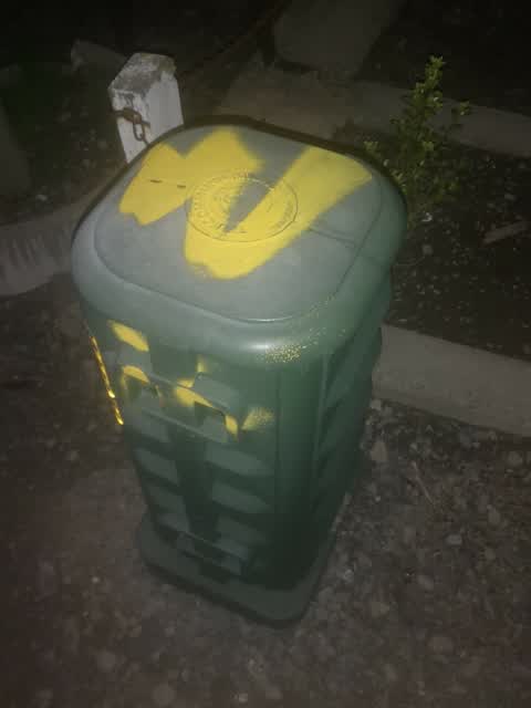 Graffiti, a report photo