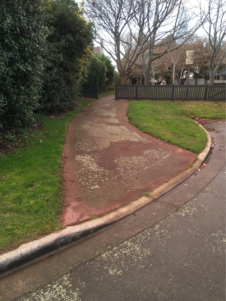 The photograph attached to this parks report
