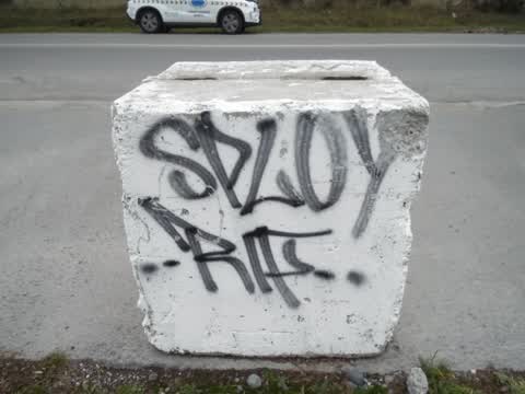 Graffiti, a report photo