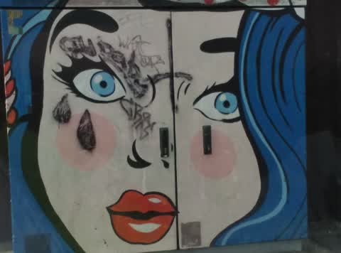 Graffiti, a report photo