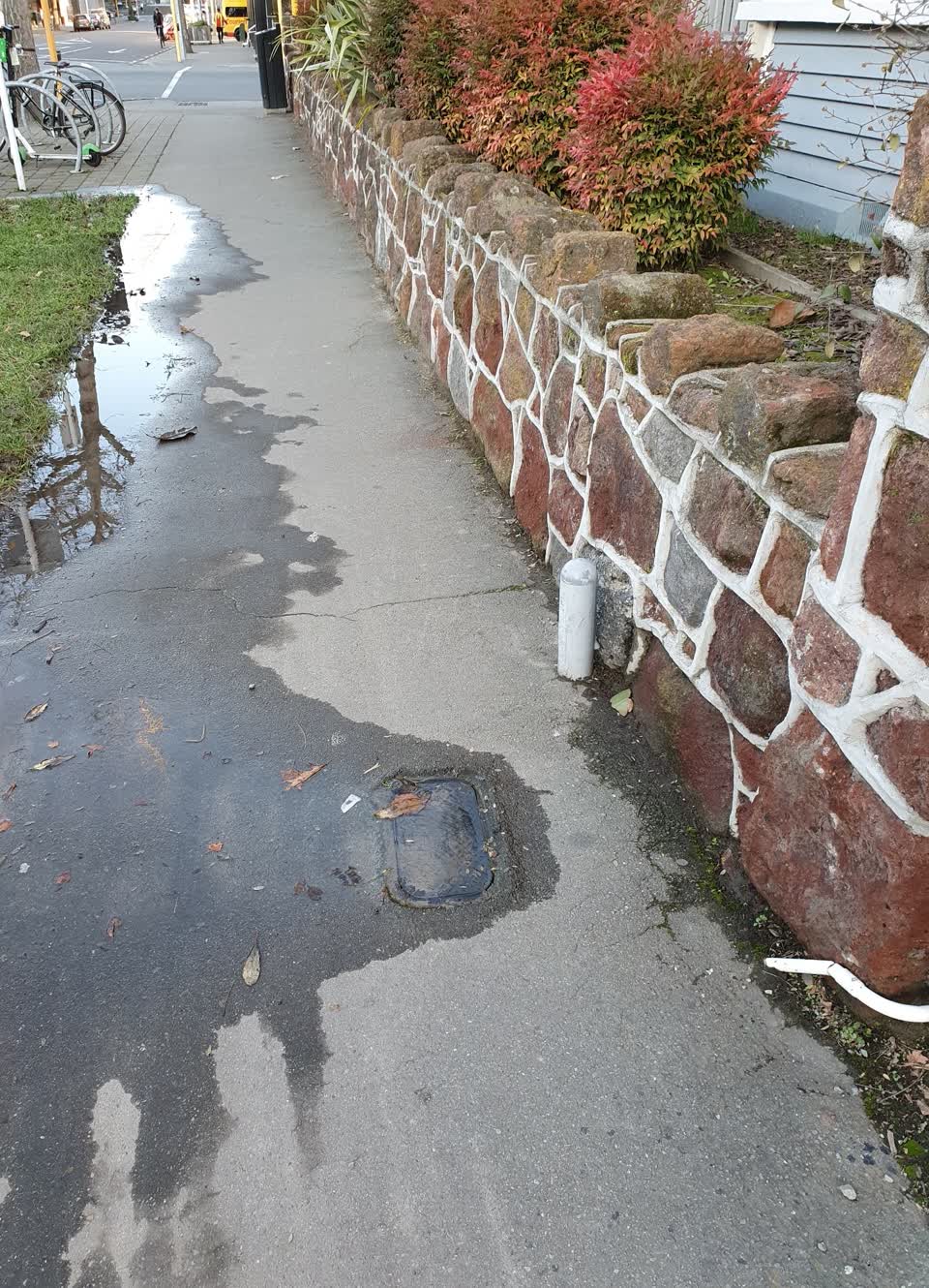 The photograph attached to this water supply report