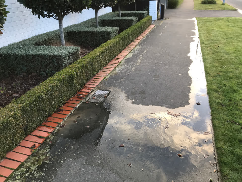 The photograph attached to this water supply report