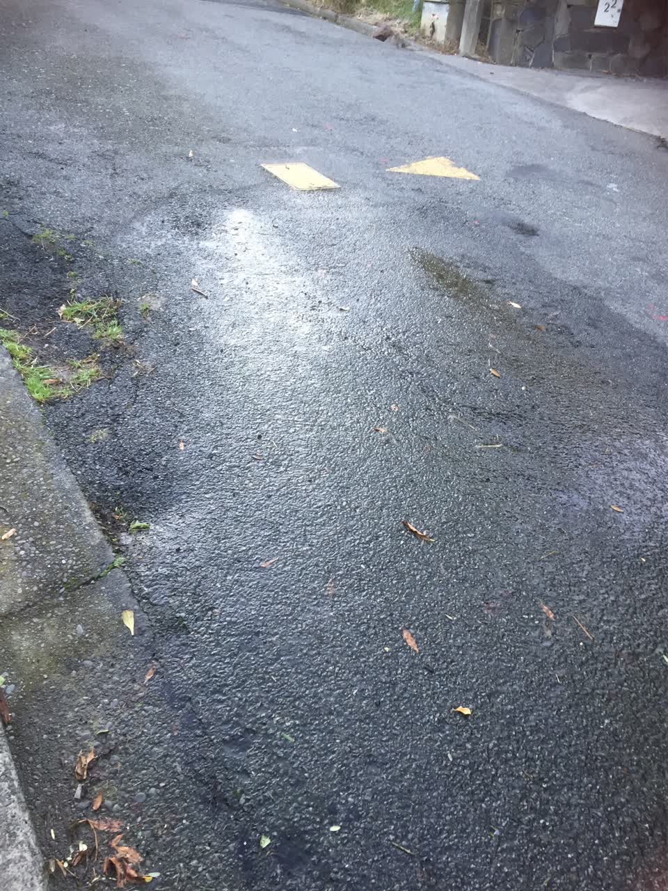 The photograph attached to this wastewater/stormwater report
