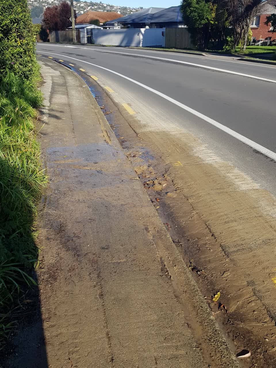 The photograph attached to this wastewater/stormwater report