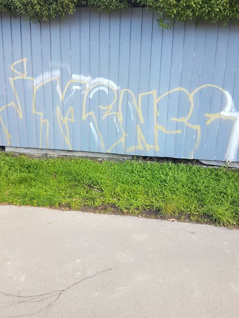 Graffiti, a report photo
