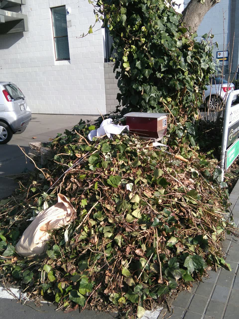 The photograph attached to this rubbish/recycling report