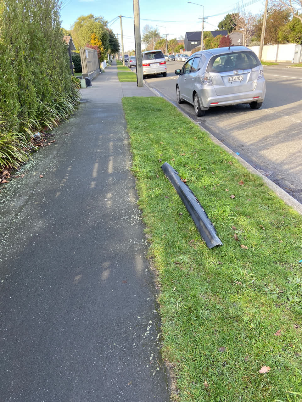 The photograph attached to this rubbish/recycling report