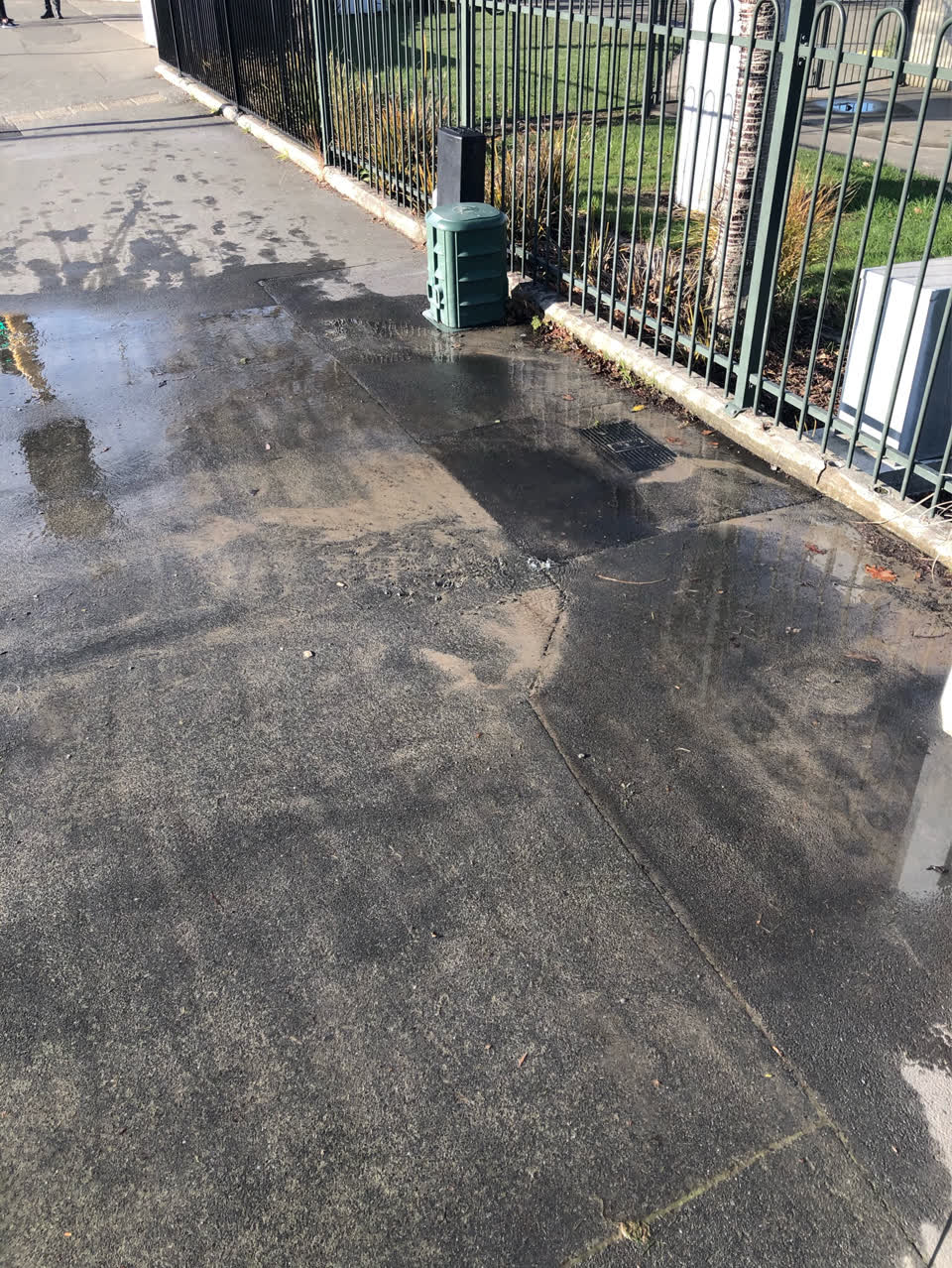 The photograph attached to this water supply report