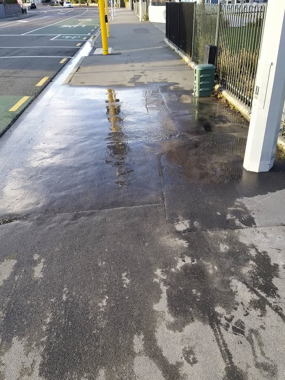 The photograph attached to this water supply report