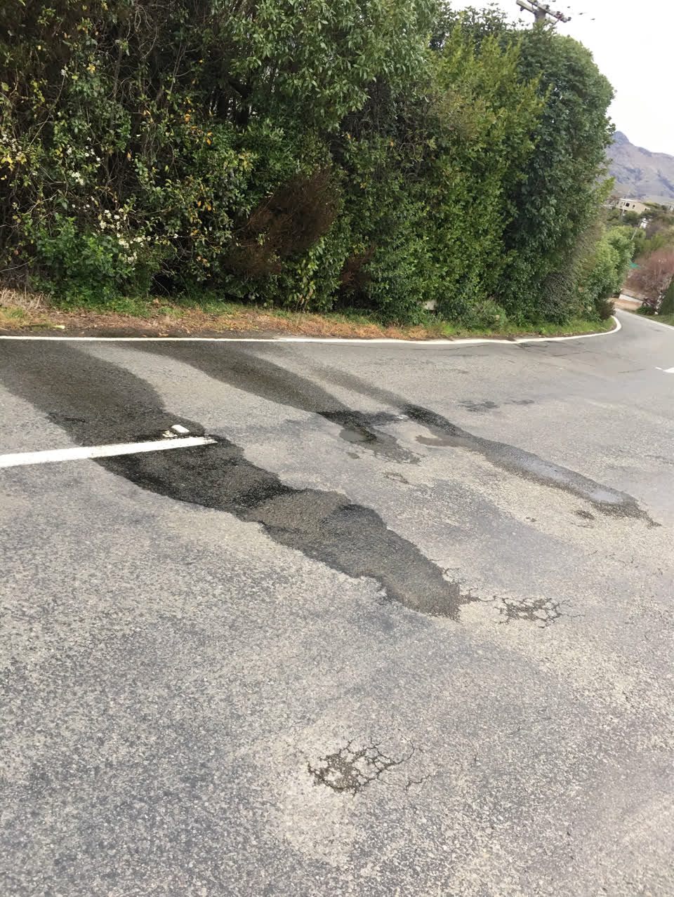The photograph attached to this wastewater/stormwater report