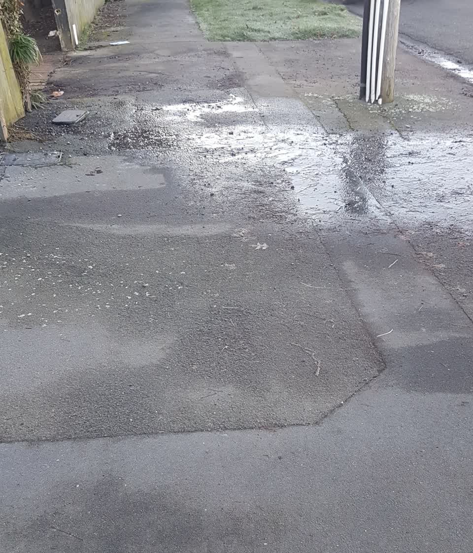 The photograph attached to this water supply report