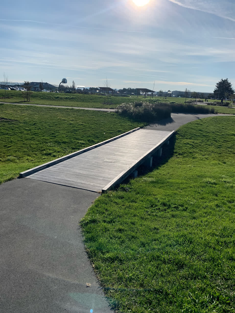 The photograph attached to this parks report