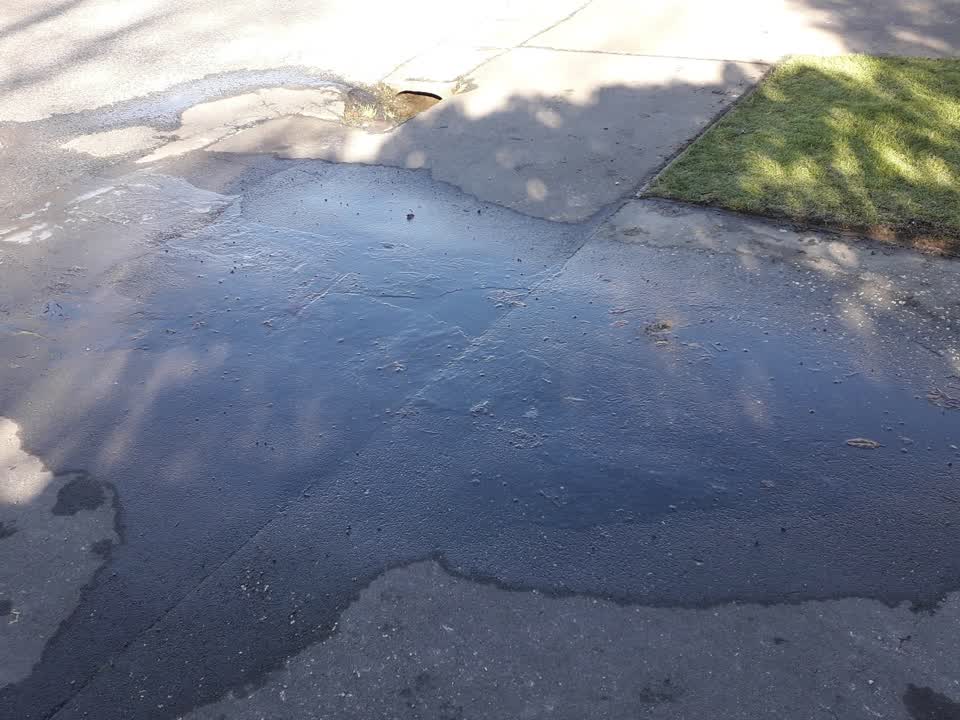 The photograph attached to this wastewater/stormwater report