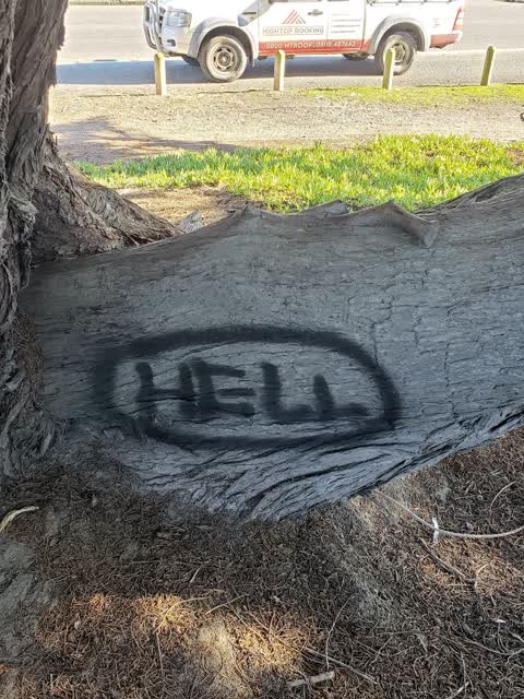 Graffiti, a report photo