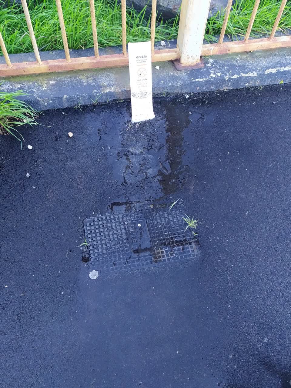 The photograph attached to this water supply report