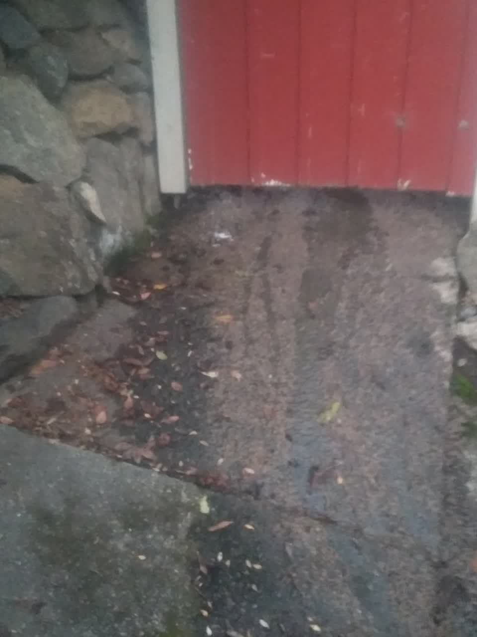The photograph attached to this wastewater/stormwater report
