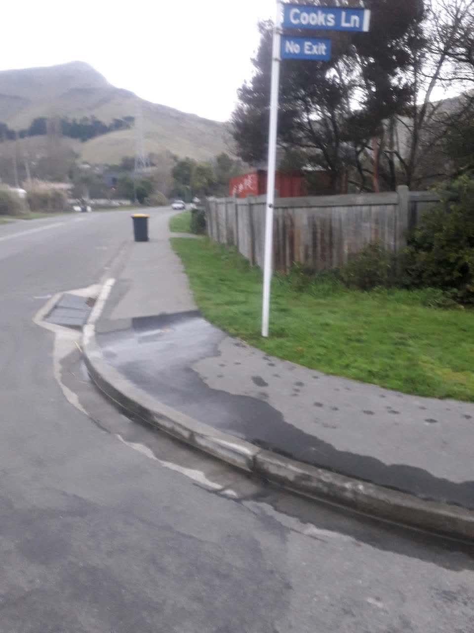 The photograph attached to this water supply report