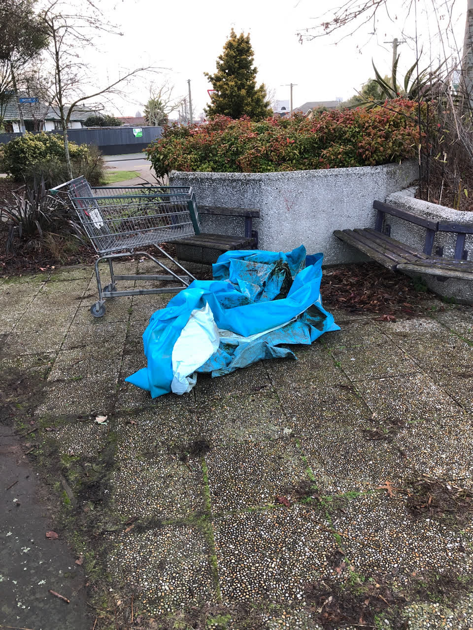 The photograph attached to this rubbish/recycling report