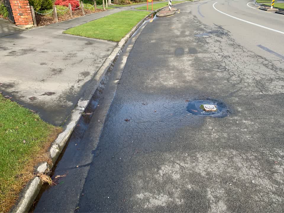 The photograph attached to this water supply report