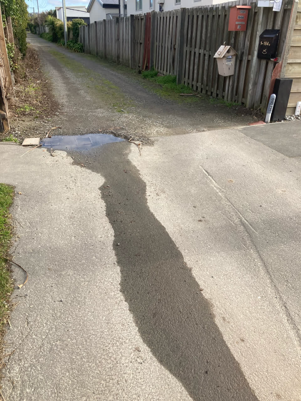The photograph attached to this water supply report