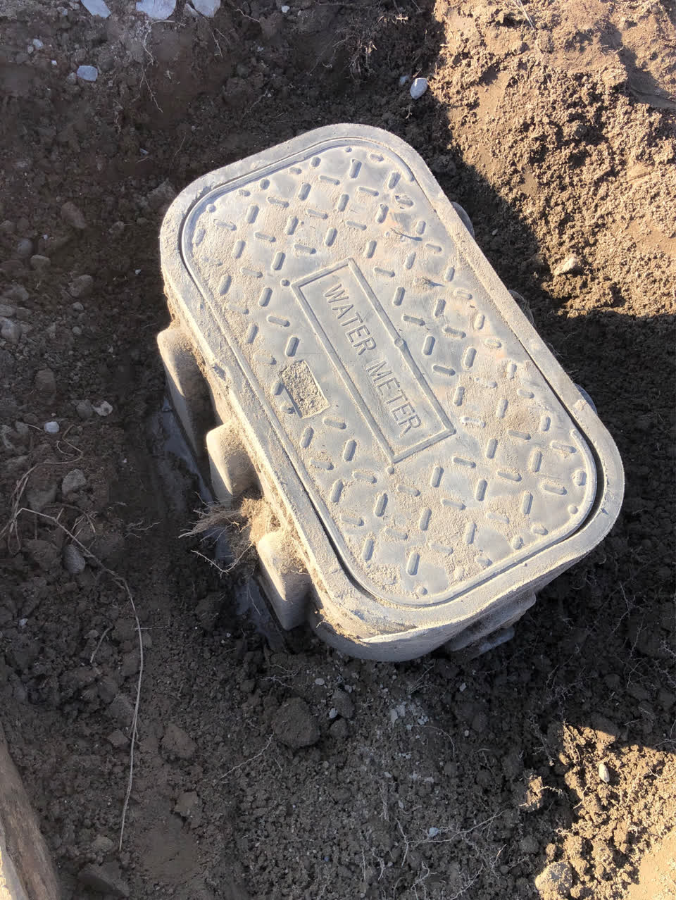 The photograph attached to this water supply report