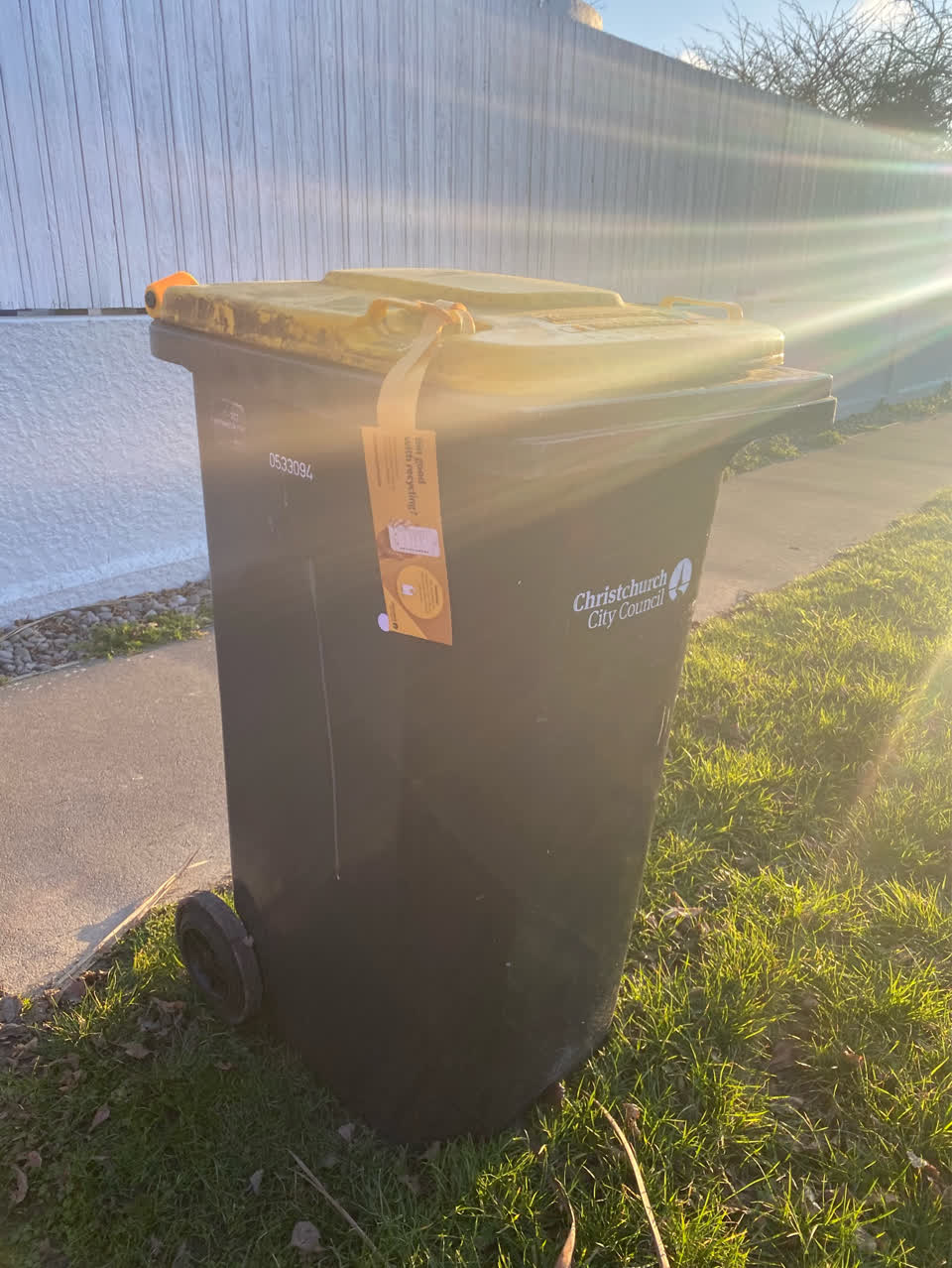 The photograph attached to this rubbish/recycling report
