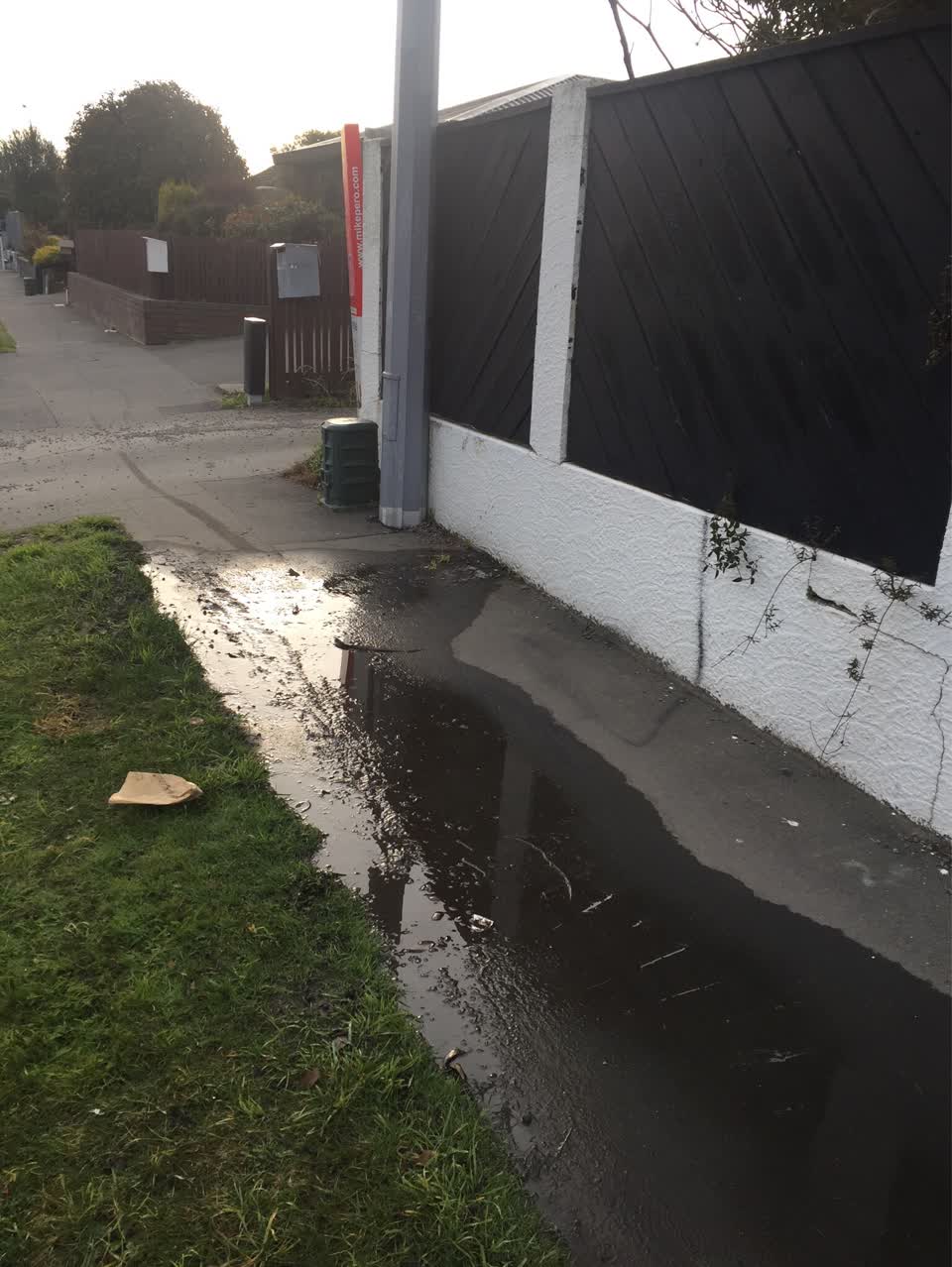 The photograph attached to this water supply report