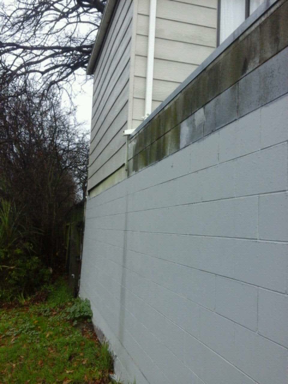 The photograph attached to this wastewater/stormwater report
