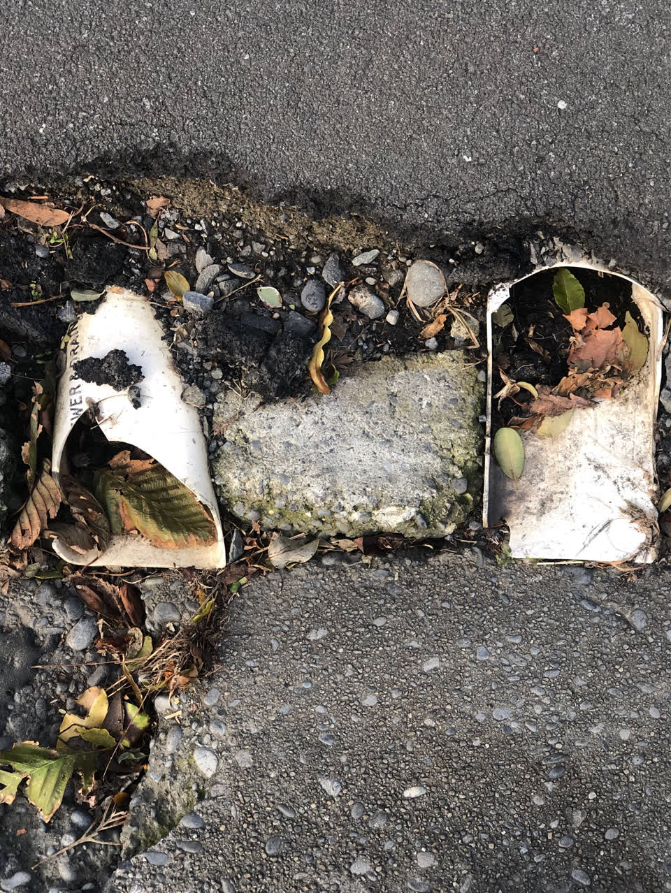 The photograph attached to this wastewater/stormwater report