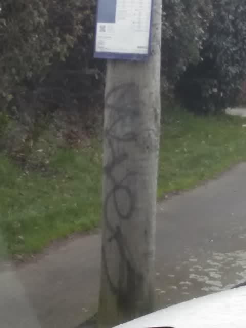Graffiti, a report photo