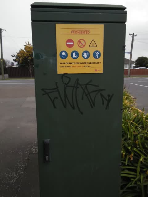 Graffiti, a report photo