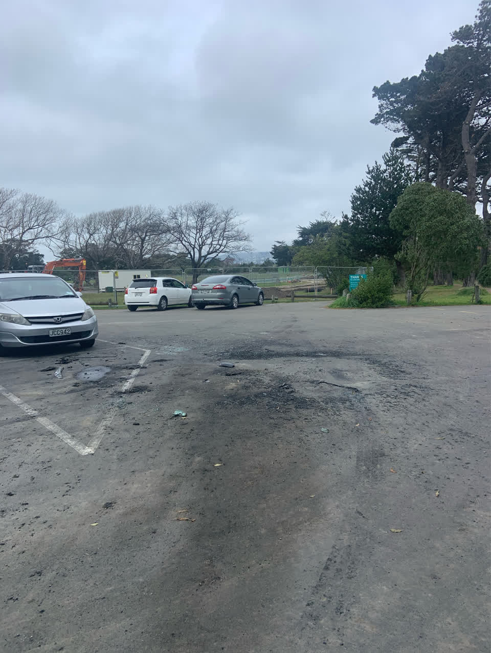 The photograph attached to this parks report