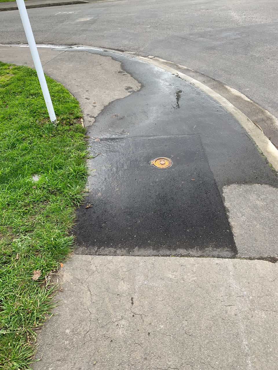 The photograph attached to this water supply report