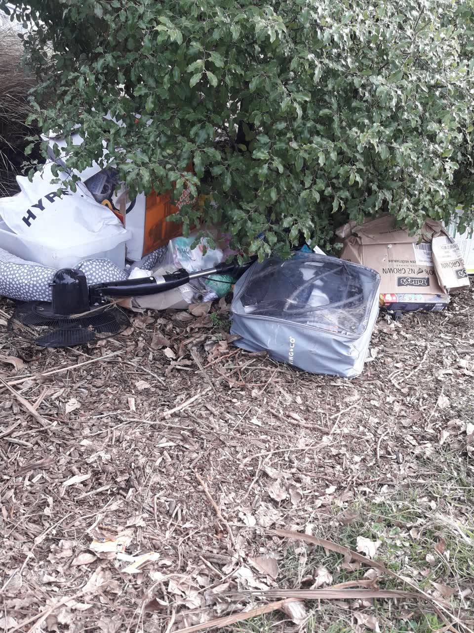 The photograph attached to this rubbish/recycling report