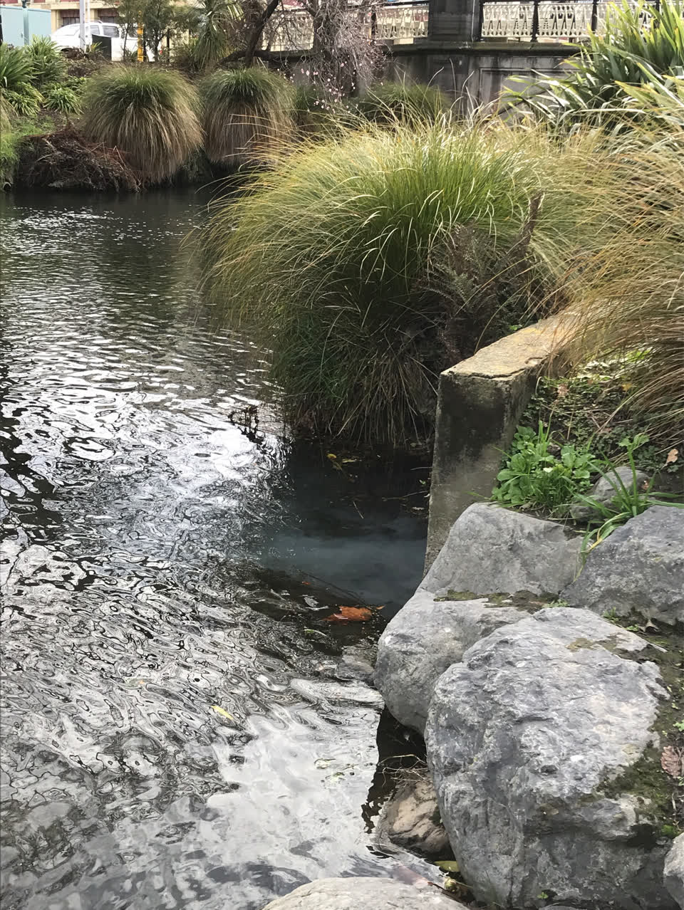 The photograph attached to this wastewater/stormwater report