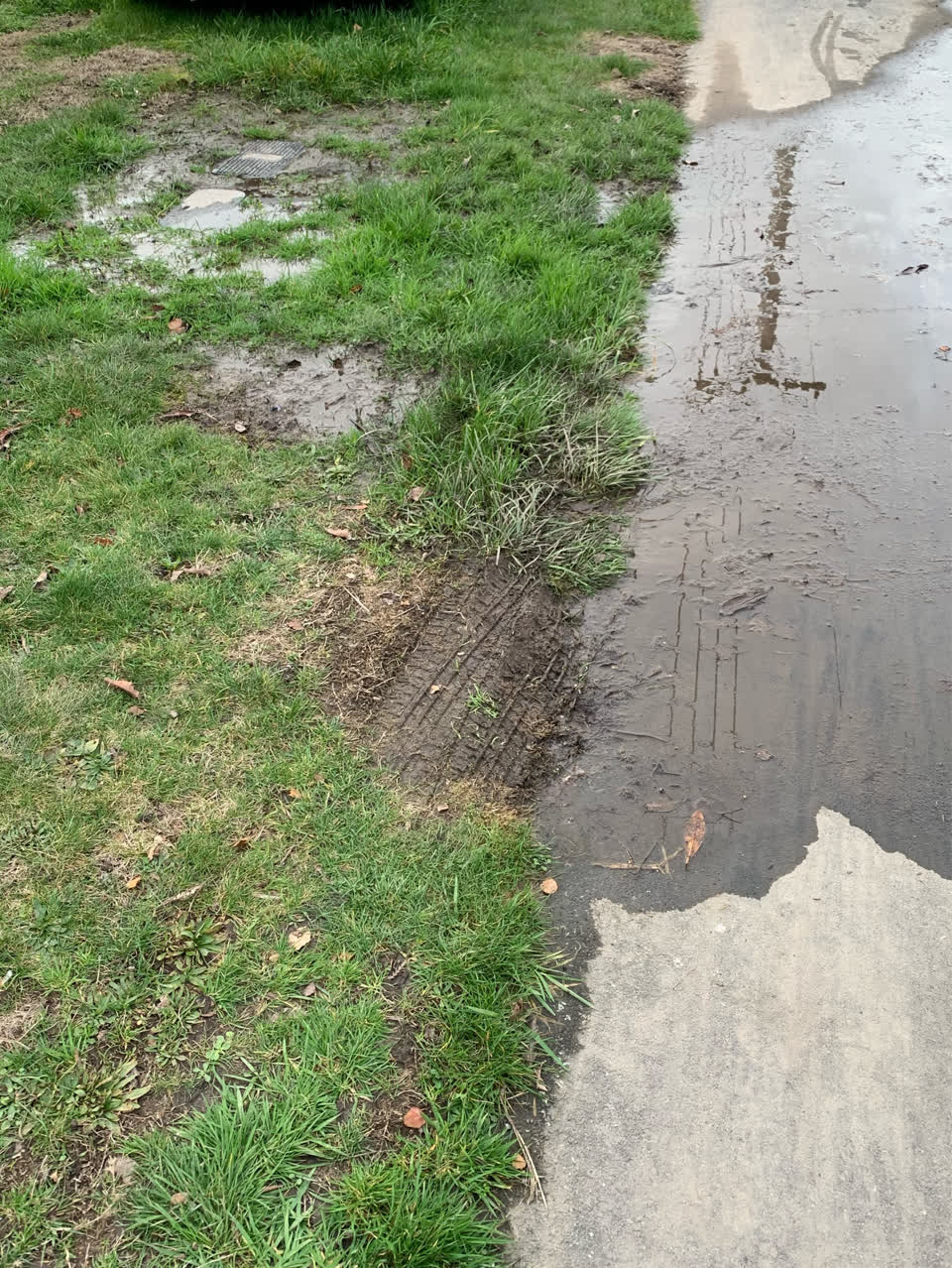 The photograph attached to this wastewater/stormwater report