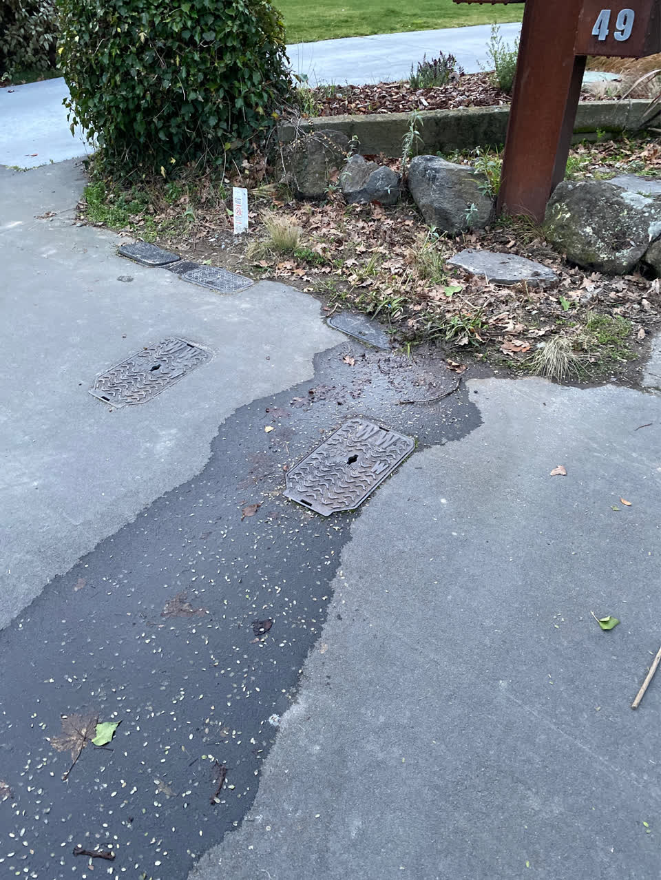 The photograph attached to this water supply report