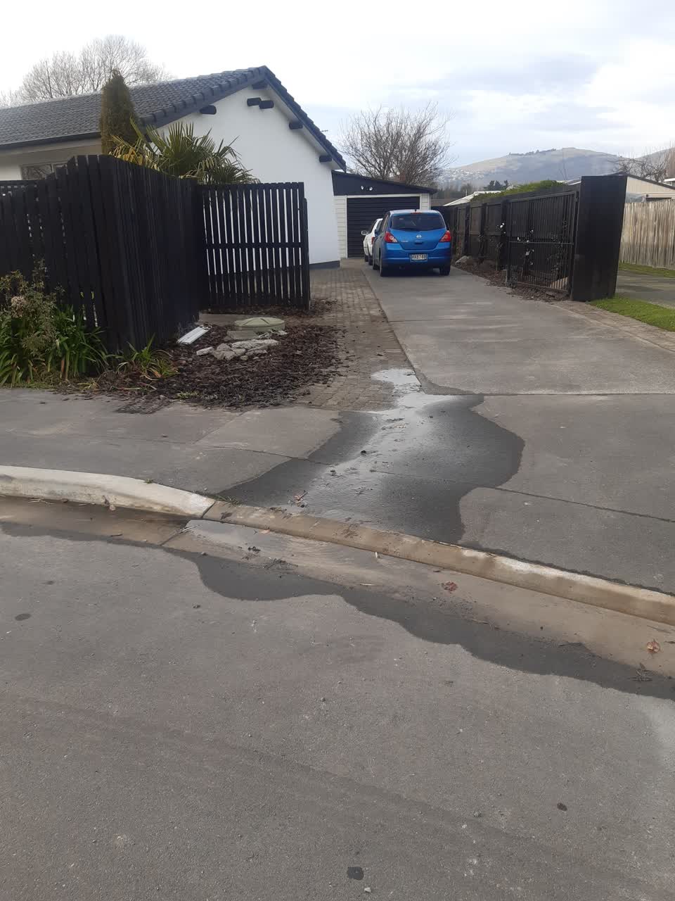 The photograph attached to this water supply report