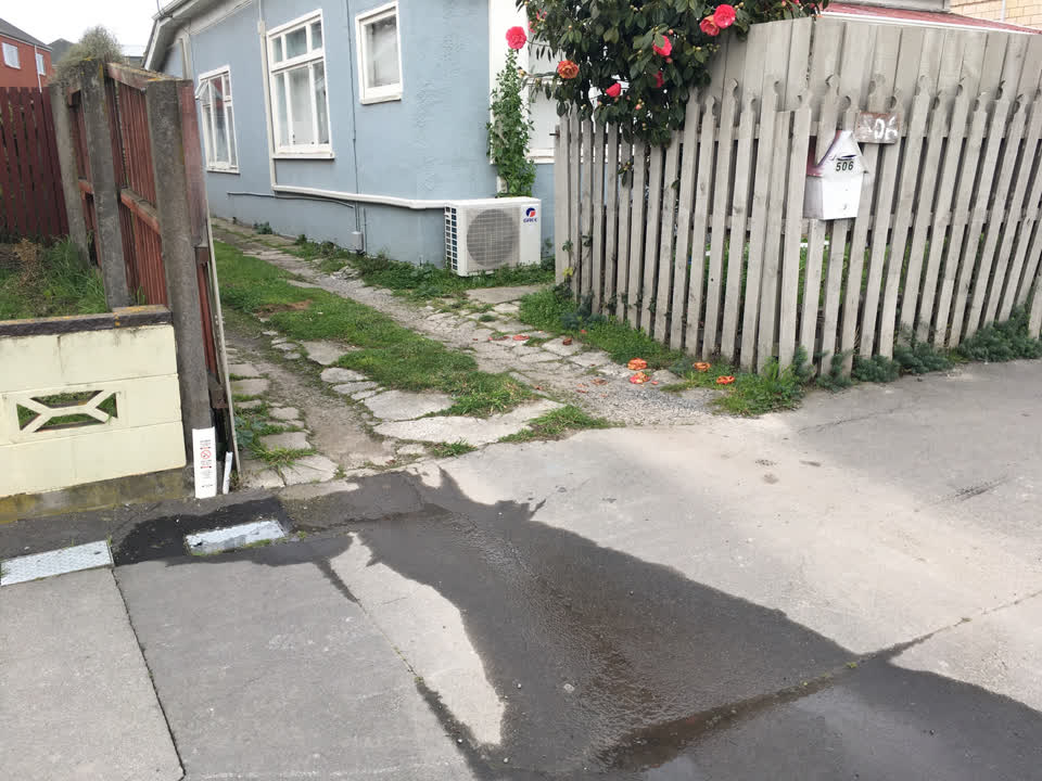 The photograph attached to this water supply report