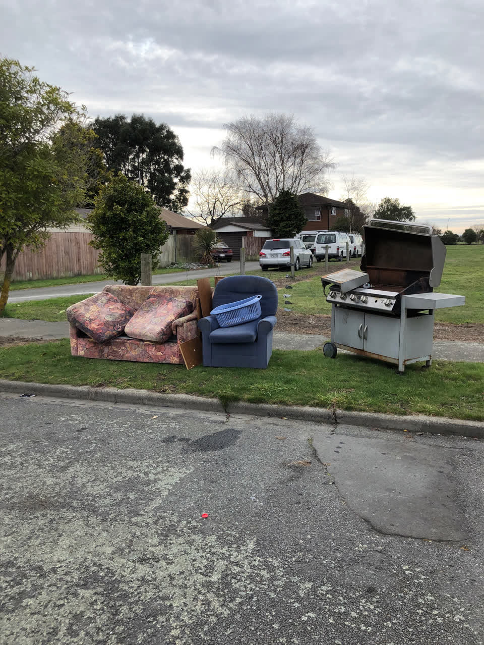 The photograph attached to this rubbish/recycling report