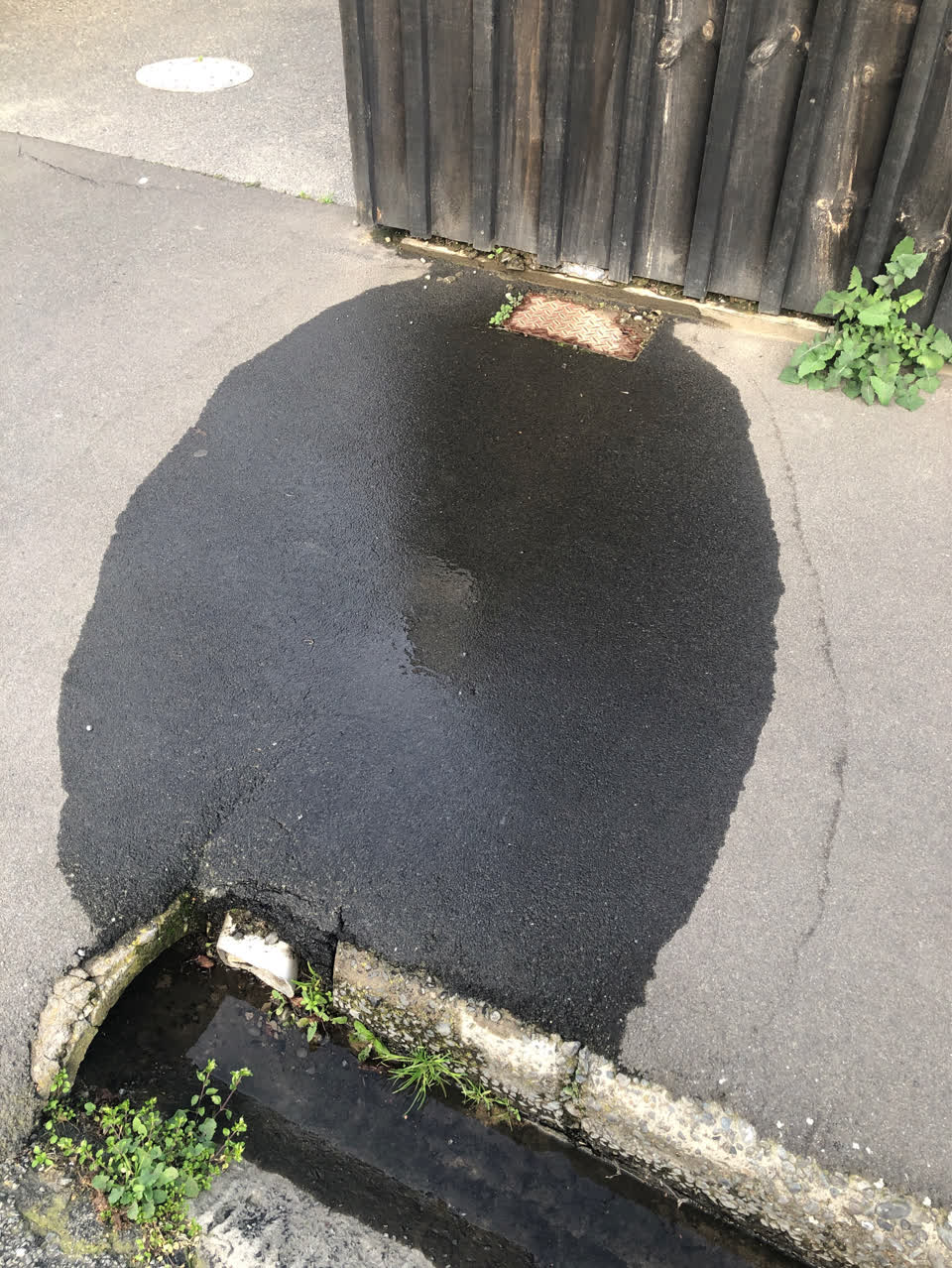 The photograph attached to this water supply report