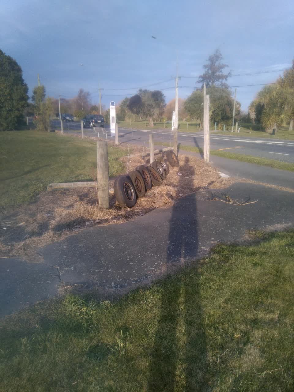 The photograph attached to this rubbish/recycling report