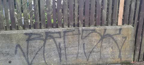 Graffiti, a report photo