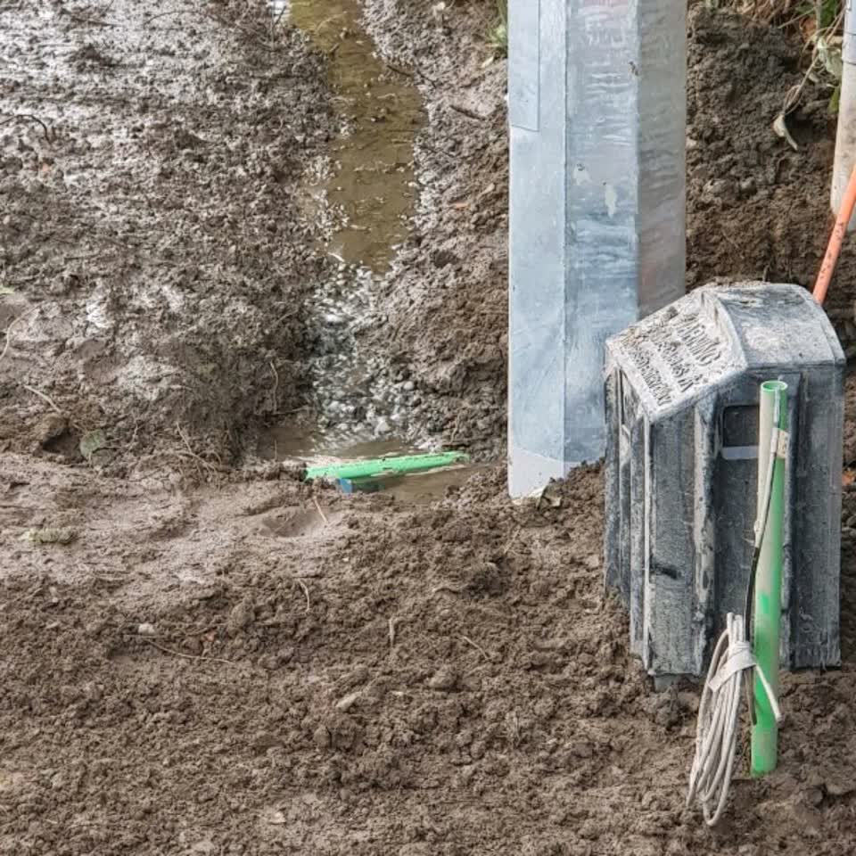 The photograph attached to this wastewater/stormwater report