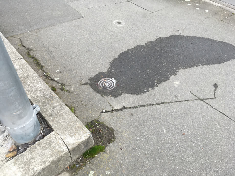 The photograph attached to this water supply report