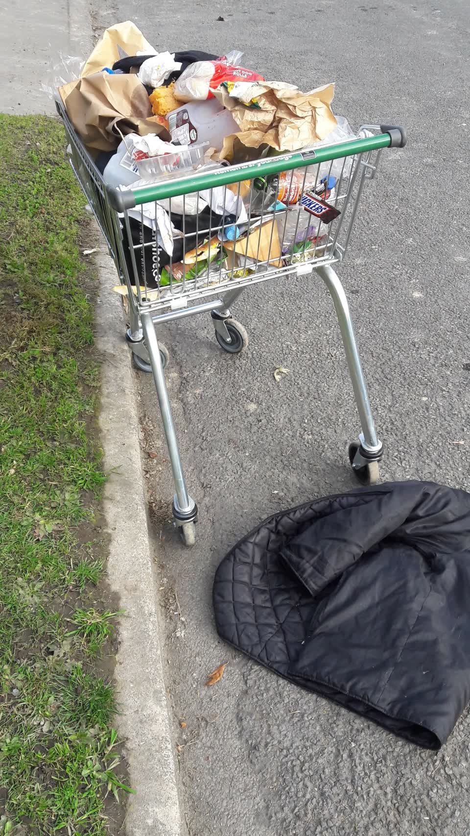 The photograph attached to this rubbish/recycling report