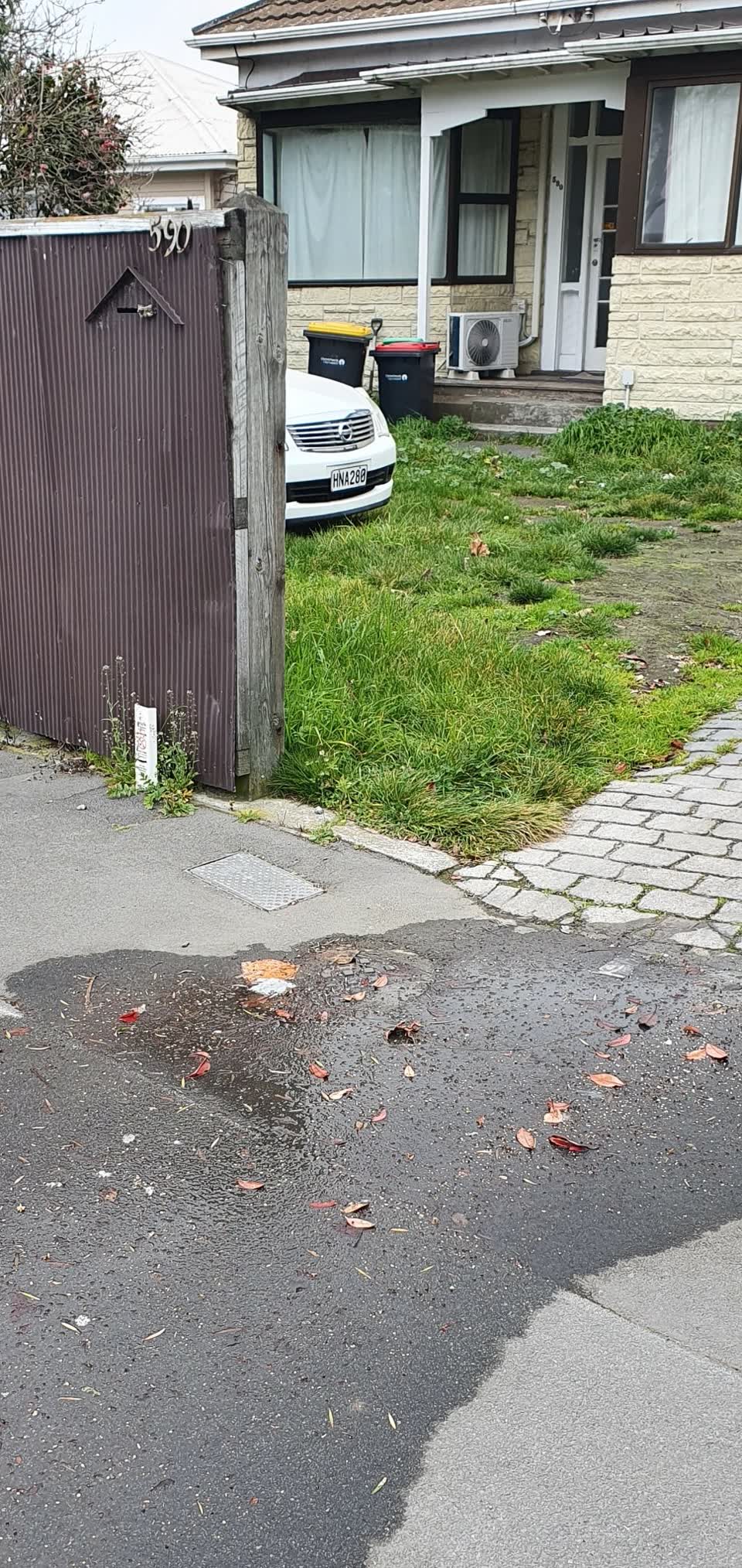 The photograph attached to this water supply report