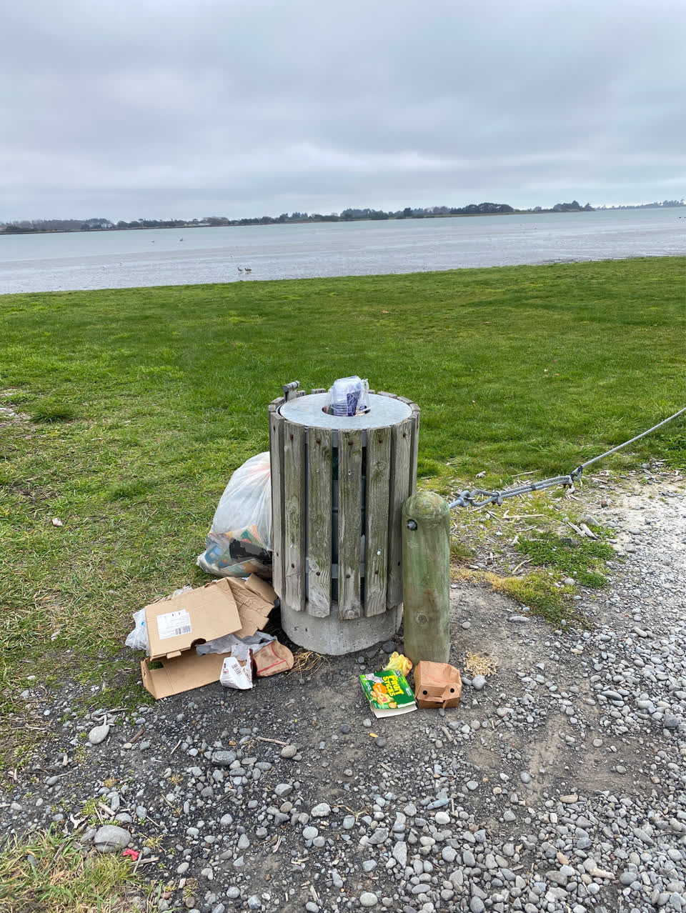 The photograph attached to this parks report