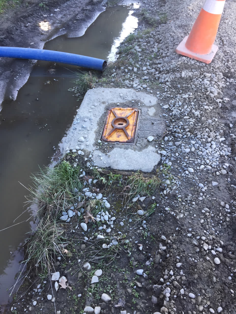 The photograph attached to this water supply report